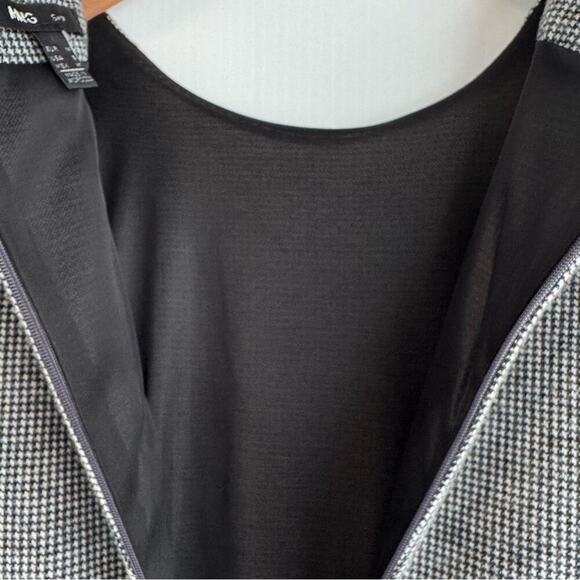 MNG by Mango suit houndstooth dress size small black and white - Picture 8 of 9